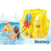 Top HEDİYE- Bestway 32069, Tropikal Desenli Can Yeleği 3-6 Yaş - 1