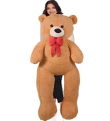 Sevgiliye HEDİYE- 160 cm İthal Kumaş Papyonlu DEV Boy Peluş Ayı thumbnail 12