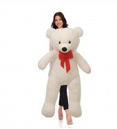 Sevgiliye Özel Hediye- Papyonlu 140 Cm Dev BOY Sevimli Peluş Koca Ayı - Özel Fiyat - 3