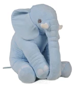 YASTIK HEDİYELİ-Uyku Arkadaşım Peluş Fil - Büyük Yumuşacık(85 cm)- Sevgiliye HEDİYE - 9