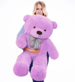 130 cm Papyonlu Sevimli Peluş Ayı - Sevgiliye Özel Hediye thumbnail 5