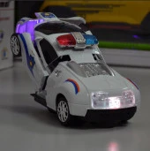 Transformers-Robota Dönüşen Işıklı, Sesli, Sensörlü Polis Arabası - 3