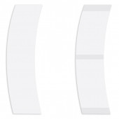Walker Tape No-Shine Mini's Protez Saç Bandı Oval (Parlama Yapmaz) 3/4'' x 3'' (2,5cm x 7.5cm) 72 Adet - 3
