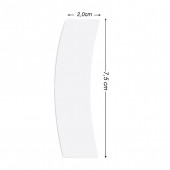 Walker Tape No-Shine Mini's Protez Saç Bandı Oval (Parlama Yapmaz) 3/4'' x 3'' (2,5cm x 7.5cm) 72 Adet - 4