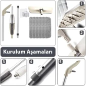 HyMark Sprey Mop Su Deterjan Hazneli 360 Derece Dönen Mikrofiber Bez Temizlik Seti - 5