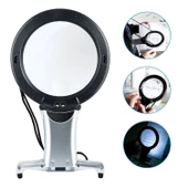 Boyun Askılıklı Büyüteç Ledli Dikiş Iğne Kitap Okuma Büyüteci Faksiyonlu Büyüteç Cam Büyüklügü 10 cm - 1