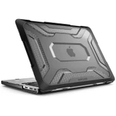 MacBook Air A1932 Kılıf 13 İnç 2018 2019 Touch ID Uyumlu Şeffaf Outdoor Darbe Emici Koruma thumbnail 3