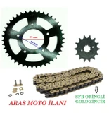 Cf Moto Nk 250 ,250 Sr Oringli Zincir Dişli Seti (Sfr Gold Zincir) - Arasmoto - 1