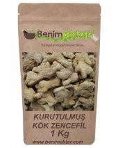 BenimAktar Kurutulmuş Zencefil Kök 1 Kg - 1