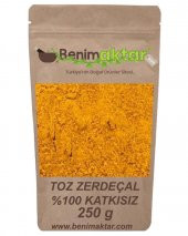 BenimAktar Zerdeçal Toz Katkısız 1.Kalite 250 Gr - 1