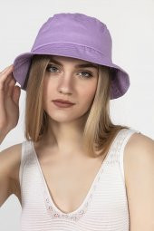 Felice Butik Lila Basic Bucket Kadın Şapka - 2
