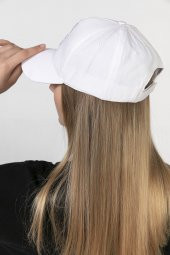 Felice Butik NY Nakışlı Unisex Beyaz Kep Şapka - 4
