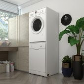 Kenzlife çamaşır-bulaşık makinesi dolabı katinka byz 180X70X60 banyo çift katlı kapaksız arkalıksız - 1