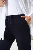 Paça Lastikli Jogger Pantolon Lacivert thumbnail 4