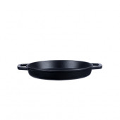 Hecha Demir Döküm 19 cm Sahan Mat Siyah - 3