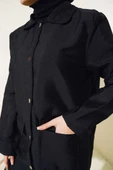 Gömlek Yaka Çıtçıtlı Kap Siyah thumbnail 4
