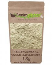 BenimAktar Beyaz Kil Kaolen Kil Toz 1 Kg - 1