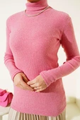 Boğazlı Fitilli Body Pembe - 4