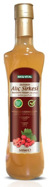 Aksuvital Ekstratlı Alıç Sirkesi 500 ml - 1