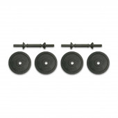 Voit 16,5 KG Kauçuk Kaplı Dumbell Set - 2
