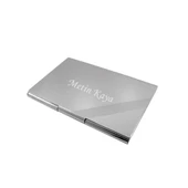 İsme Kişiye Özel İnce Model Metal Kartvizitlik - 4
