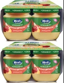 Hero Baby Kavanoz Maması 120GR Avantaj Pk (8 Li Set) Elmalı Şeftalili (2PK*4) - 1