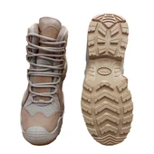 VANEDA 1285 Nubuk Yazlık Kısa Bej  Soğuğa Karşı Koruma Arazi Outdoor Trekking Asker Botu - 4
