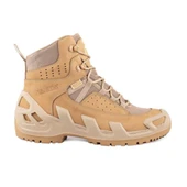 VANEDA1192 V-Clutch Pro Mid On Duty Bej Nubuk Kısa Dry-Tex Su Geçirmez Soğuğa Karşı Koruma Arazi Outdoor Trekking Botu - 2