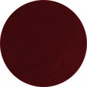 Yuvarlak Modern Desenli Halı kısa tüylü düz renkli Taramalı Bordo Kırmızı - 2