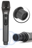 Lastvoice SXC-888E Şarjlı ÇİFTLİ EL Telsiz Kablosuz Mikrofon Seti thumbnail 3