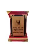 Yılın En İyi Öğretmeni Plaketi - Öğretmenler Günü Plaketi ( Mini Plaket ) - 1