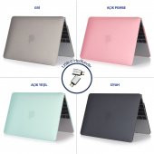 McStorey Macbook Air ile Uyumlu Kılıf HardCase A1932 2018/2019 Mat - 12