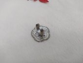 Hdmarketim Kadın Yüzük Dogal Beyaz Akik Taşlı Ayarlanabilir Ölçü - 2