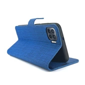 Oppo Reno4 Lite Kılıf FitCase Fabric Kapaklı Cüzdanlı - 11