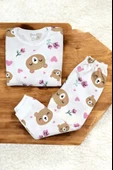 Ayıcıklı Kız Çocuk Pijama Takım - 1