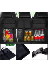 Araç Bagaj Düzenleyici, 8 Cepli Oto Bagaj Organizer, Bagaj Çantası thumbnail 1
