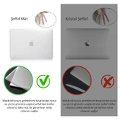 MacBook Pro 15 kılıf A1707 A1990 uyumlu mat sert TPU hard shell ince hafif darbe koruma - 3