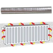 5 Adet Kalorifer Peteği Radyatör Petek Arkası Folyo Kaplı Polietilen Sünger Isı Yalıtım Levhası thumbnail 1