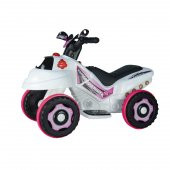Uj Toys Akülü Atv 6V Karınca-Beyaz Prenses - 2