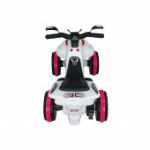 Uj Toys Akülü Atv 6V Karınca-Beyaz Prenses - 4