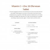 WiseLab Vitamin C + Zinc 1000 mg 20 Efervesan Tablet - 3