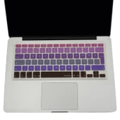 Macbook Air Pro Klavye Koruyucu (Türkçe Q) Ombre (Eski USB’li Model 2008/2017 yılı) ile Uyumlu - 5