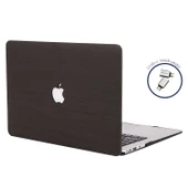 Macbook Air M1 Kılıf 13 inç Wood Ahşap Kılıf (TouchID'li M1 Air) A2337 A2179 A1932 ile Uyumlu - 5
