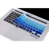 Macbook Air Pro Klavye Koruyucu (US to TR) Ombre (Eski USB’li Model 2008/2017 yılı) ile Uyumlu - 5