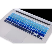Macbook Air Pro Klavye Koruyucu (US to TR) Ombre (Eski USB’li Model 2008/2017 yılı) ile Uyumlu - 8