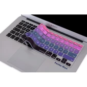 Macbook Air Pro Klavye Koruyucu (US to TR) Ombre (Eski USB’li Model 2008/2017 yılı) ile Uyumlu - 3