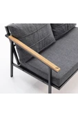 Kagu Berta Bahçe-Balkon-Kafe Metal Koltuk Takımı Sehpalı - 5