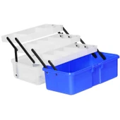 Albastar Şeffaf Kapaklı Balıkçı Çantası 16inç  Standart - 1