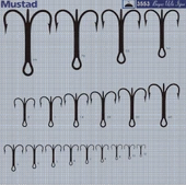 Mustad Olta İğnesi 3553 50li  Standart NO:10 thumbnail 2