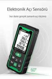 PROFESYONEL YEŞİL LAZER METRE 70 METRE MESAFE ÖLÇÜM LAZERLİ 70 M - 5